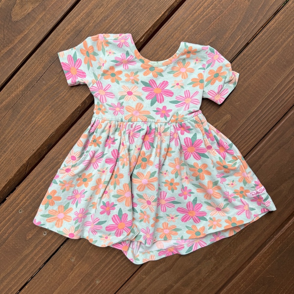 Ruffle Butts - Flower Dress